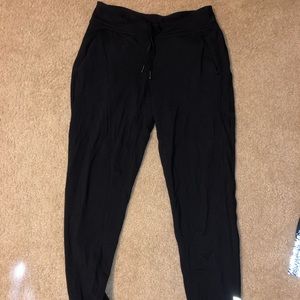 Black lululemon joggers